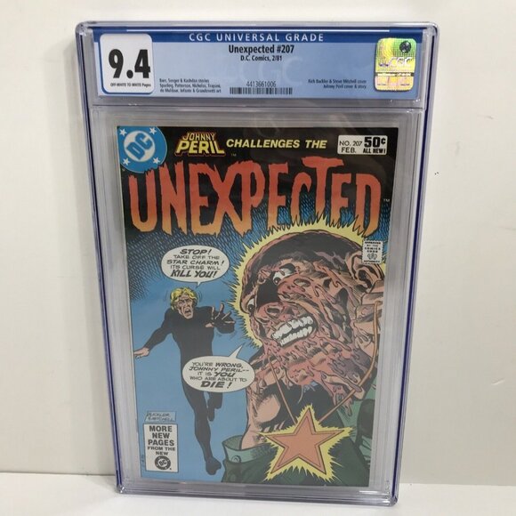 Unexpected 207 Johnny Peril DC Comics CGC 9.4 NM Buckler & Mitchell Cover - Picture 1 of 8